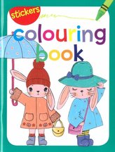Colouring book z naklejkami. Jesień