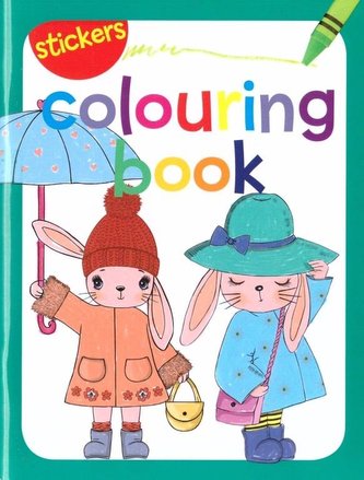 Colouring book z naklejkami. Jesień