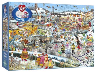 Puzzle 1000 Kocham zimę G3