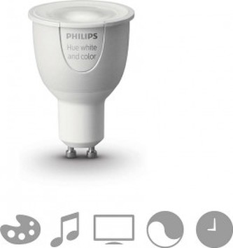 HUE ŽÁROVKA GU10 White and color ambiance 8718696485880