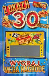 Karnert Urodziny 30 męskie zdrapka JCX - 023