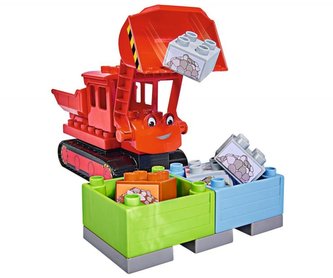PlayBig BLOXX Bořek Max červený buldozer