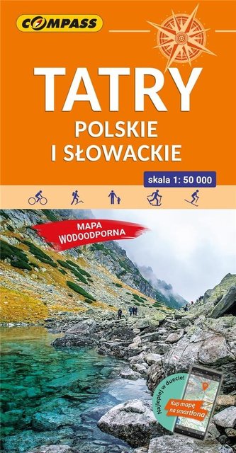 Mapa tur. - Tatry Polskie i Słowackie lam. w.2022 Mapa tur. - Tatry Polskie i Słowackie lam. w.2022