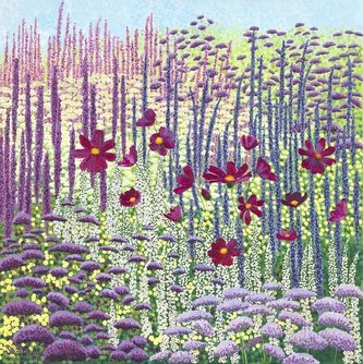 Karnet z kopertą Werbena