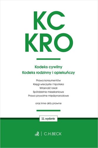 KC. KRO. Kodeks cywilny. Kodeks rodzinny...