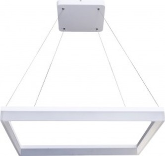 ZÁVĚSNÉ LED SVÍTIDLO Ondaren Quadro L/00283 bílé 80x80 cm