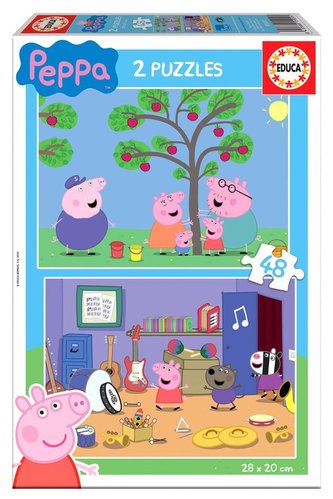 Puzzle 2x48 Świnka Peppa G3 Puzzle 2x48 Świnka Peppa G3