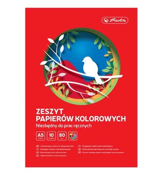 Zeszyt papierów kolorowych A5/10K (10szt)