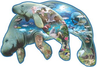 Puzzle 1000 Manaty, Dennis Rogers