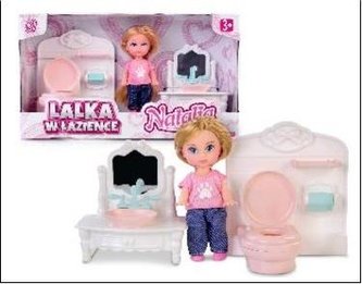 Lalka Natalia w łazience 9cm