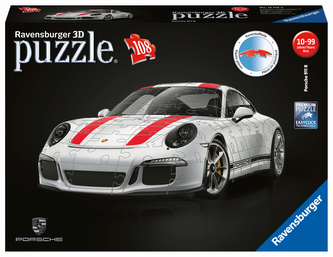 Porsche 911R; 3D, 108 dílků