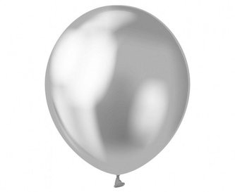 Balony Beauty&Charm platynowe srebrne 25cm 50szt