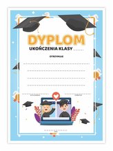 Dyplom A4 uniwersalny - Birety 10szt