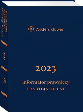 Informator Prawniczy 2023 granatowy B6 Informator Prawniczy 2023 granatowy B6