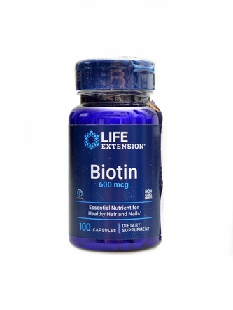Life Extension - Biotin 100 kapslí vitamin B7
