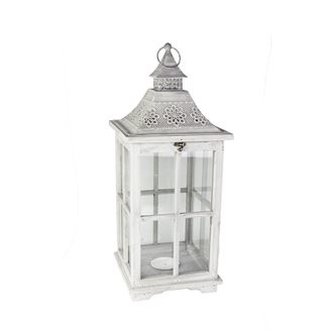 Dřevěná lucerna D2673/ Střední Dřevěná lucerna D2673/ Střední