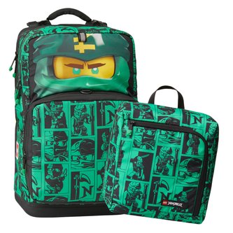 LEGO Ninjago Green Maxi Plus - školní batoh LEGO Ninjago Green Maxi Plus - školní batoh