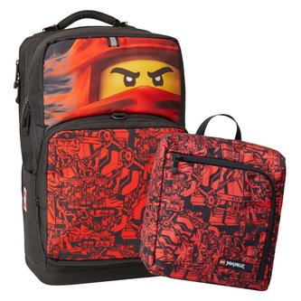LEGO Ninjago Red Maxi Plus - školní batoh LEGO Ninjago Red Maxi Plus - školní batoh