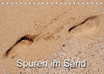 Spuren im Sand (Tischkalender 2023 DIN A5 quer)