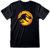 Pánské tričko Jurassic World|Jurský svět: Dominion (S) černá bavlna