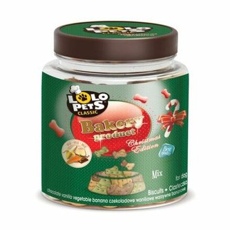 Sušenky VÁNOČNÍ MIX pro psy v dóze 240 g