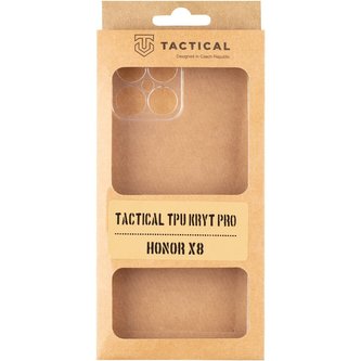 Tactical TPU kryt pro Honor X8 Transparent