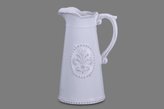 Džbán bílý s ornamentem