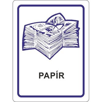 Samolepka papír 120 x 160 mm