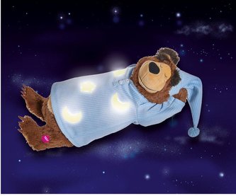 Máša a medvěd Míša plyšový chrápající 40 cm