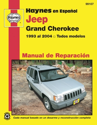 Jeep Grand Cherokee 1993 Al 2004 Todos Modelos Man Jeep Grand Cherokee 1993 Al 2004 Todos Modelos Man