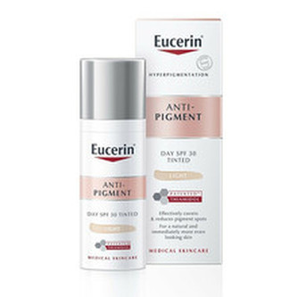 Eucerin Denní tónovaný krém SPF 30 Antipigment (Tinted Cream) 50 ml Odstín Light woman