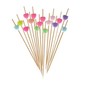 NAPICHOVÁTKA NA JEDNOHUBKY S PASTEL.SRDÍČKY 16 KS