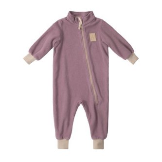 LEOKID Fleecový overal Aster Sand vel. 18 - 24 měsíců (vel. 86)