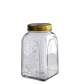 Dóza zavař. s víčkem sklo 1,5l