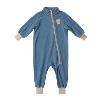 LEOKID Fleecový overal Blue Shade vel. 9 - 12 měsíců (vel. 74)