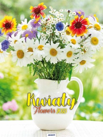 Kalendarz 2023 Ścienny Kwiaty AVANTI