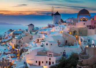 Santorini; 1000 dílků