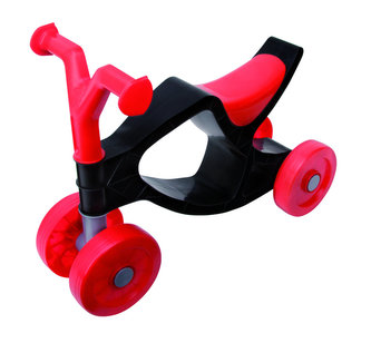 Odstrkovadlo Big Flippi černé, 4 kolečka