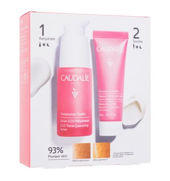 Caudalie Vinosource-Hydra pleťové sérum Vinosource-Hydra S.O.S. Thirst-Quenching Serum 30 ml + pleťová maska Vinosource-Hydra Moisturizing Mask 15 ml