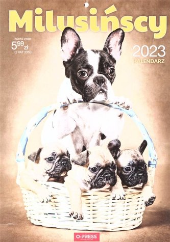 Kalendarz 2023 A4 Ścienny milusińscy