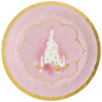 EKO Papírové talíře Na den princeznou 23 cm