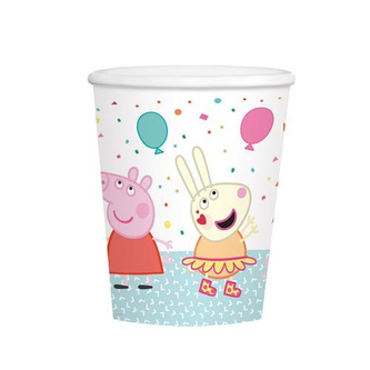 Party papírové kelímky prasátko Peppa New 8 ks