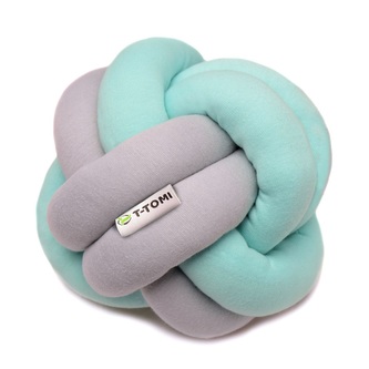 T-TOMI Pletený míček Green + Grey