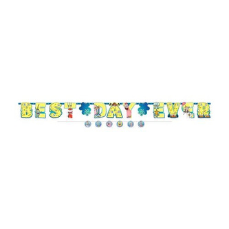 Party nápis Sponge Bob Best Day Ever 320 cm