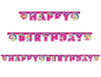 Barbie narozeniny nápis 200 cm x 15 cm Amscan