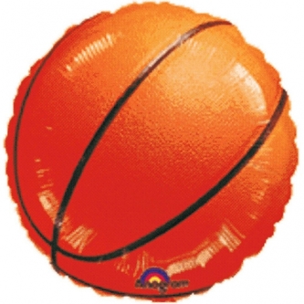 Foliový balonek basketbalový míč 45 cm