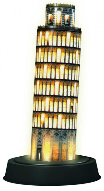 Šikmá věž v Pise (Noční edice) 216 dílků 3D