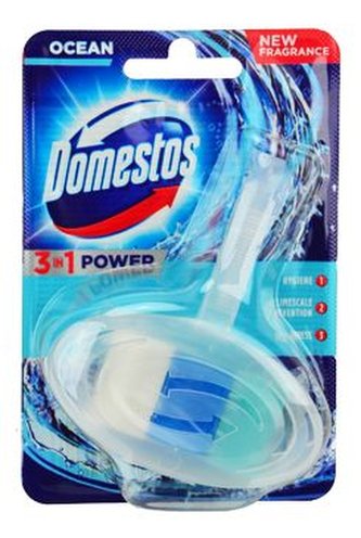 WC gel blok "Atlantic", 40 g, DOMESTOS WC gel blok "Atlantic", 40 g, DOMESTOS