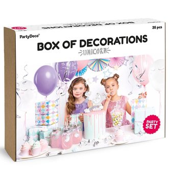 Jednorožec párty set 35 ks Partydeco