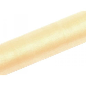 Organza 16cm x 9m smetanová